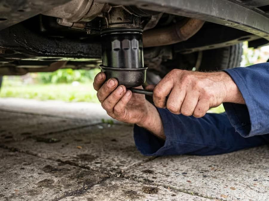 Oil change service